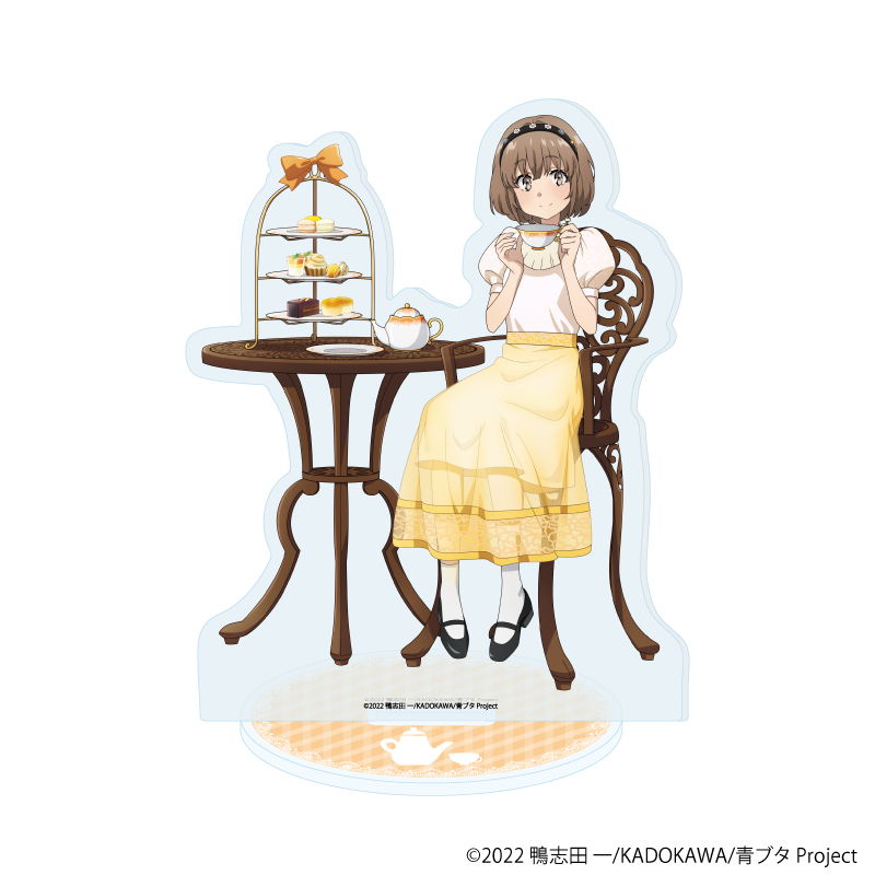 青春ブタ野郎はランドセルガールの夢を見ない_アクリルスタンド08/梓川花楓 お茶会ver.(描き下ろしイラスト)