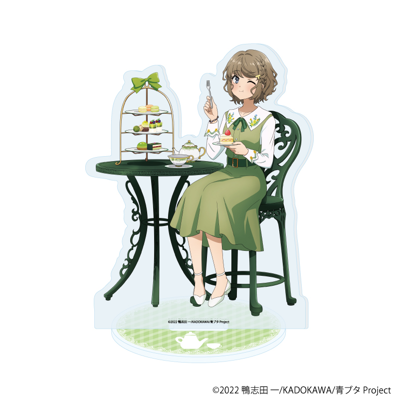 青春ブタ野郎はランドセルガールの夢を見ない_アクリルスタンド09/古賀朋絵 お茶会ver.(描き下ろしイラスト)