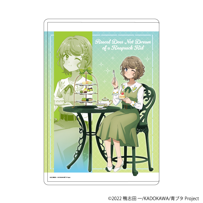 青春ブタ野郎はランドセルガールの夢を見ない_キャラクリアケース06/古賀朋絵 お茶会ver.(描き下ろしイラスト)