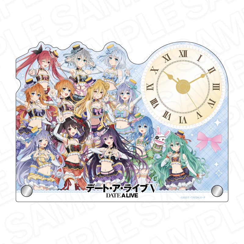 デート・ア・ライブV_アクリルクロック　12周年アイドル ver.