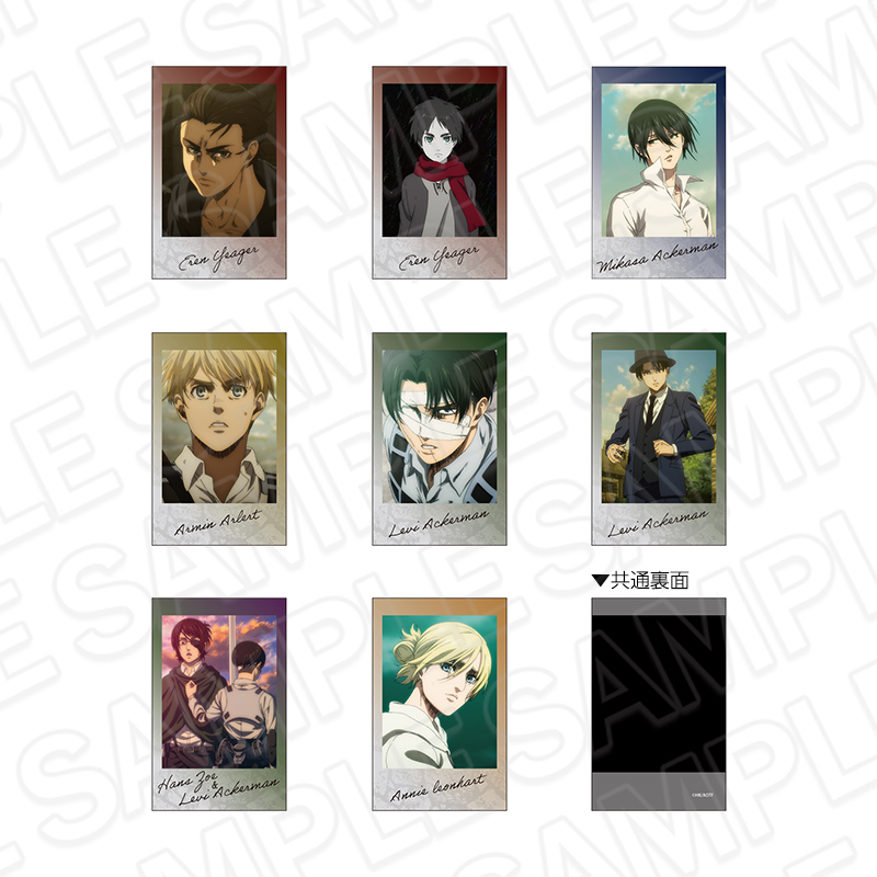 進撃の巨人 The Final Season_インスタントフォト風ブロマイド(ブラインド)　vol.2　【OPP／8個入り】【コンプリート仕様】