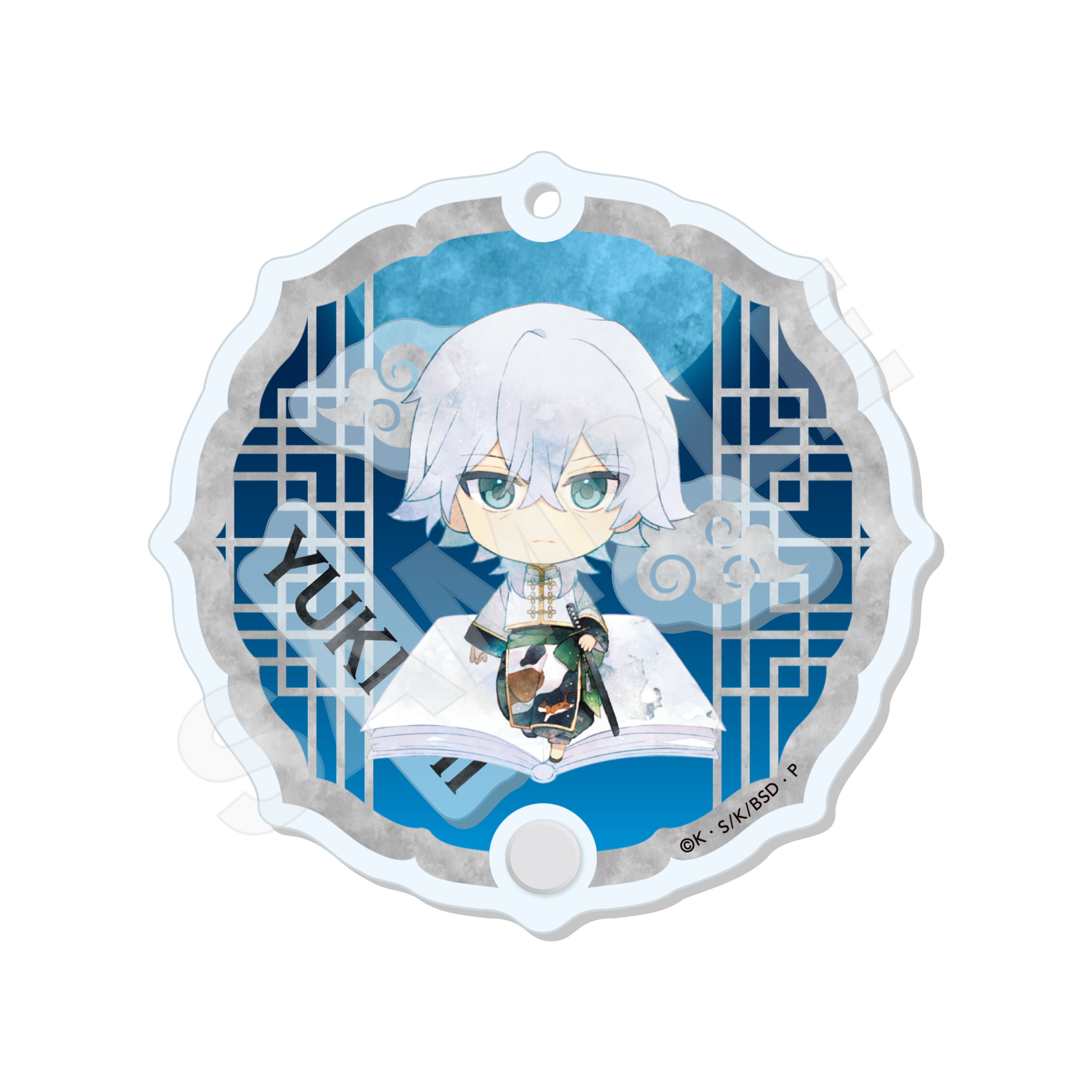 文豪ストレイドッグス_キャラでるアート シャカシャカアクキー /06 福沢諭吉(チャイナ服ver.)	