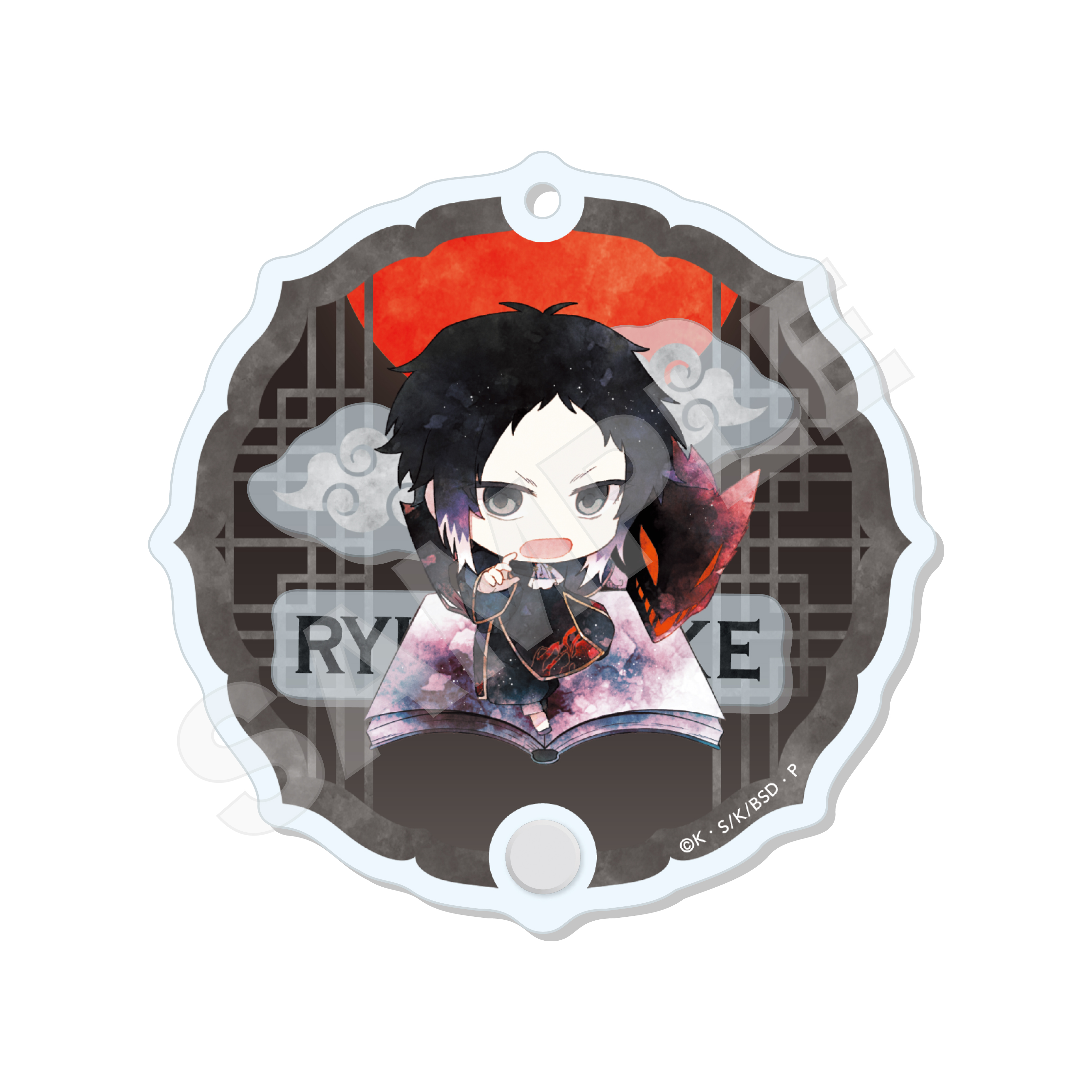 文豪ストレイドッグス_キャラでるアート シャカシャカアクキー /07 芥川龍之介(チャイナ服ver.)