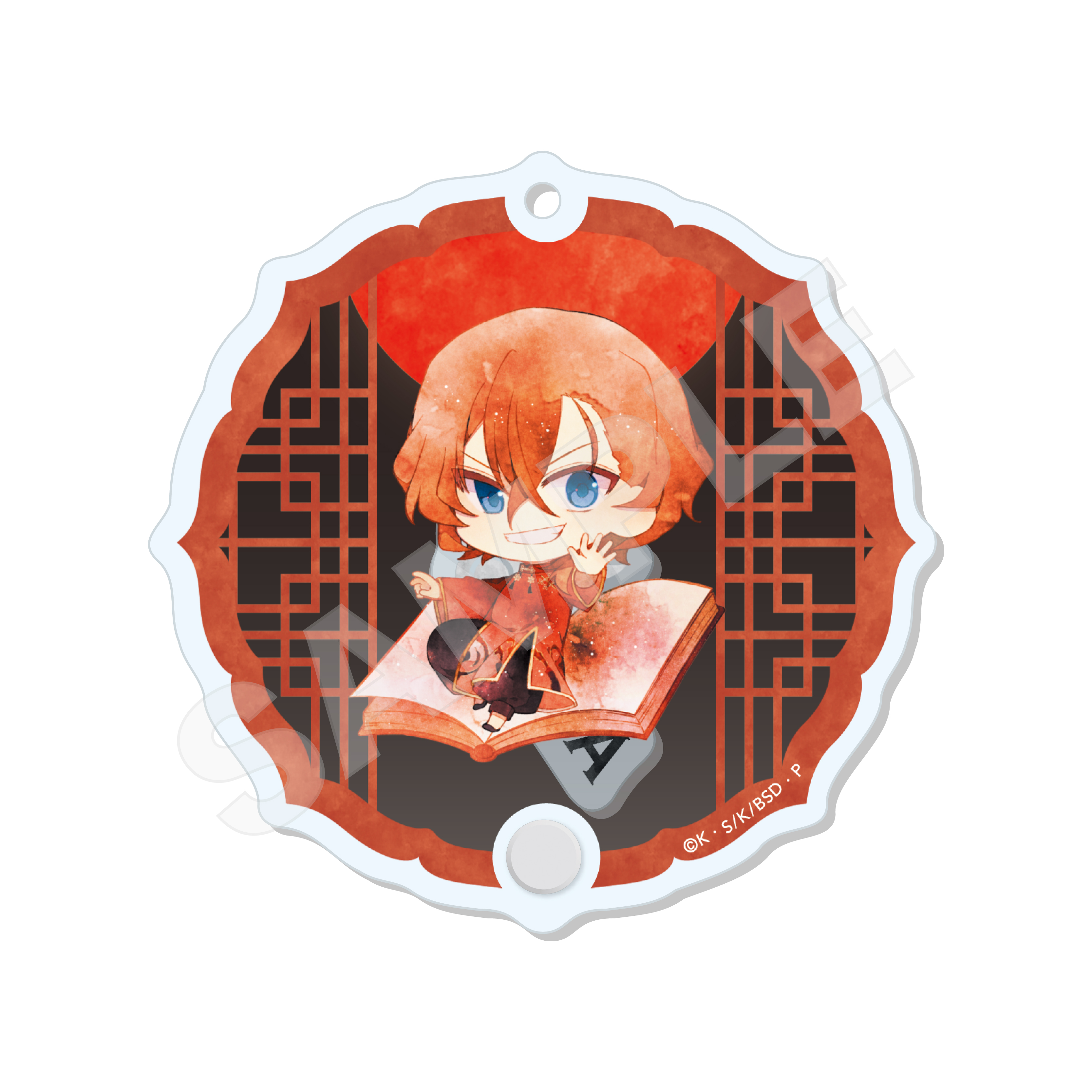 文豪ストレイドッグス_キャラでるアート シャカシャカアクキー /08 中原中也(チャイナ服ver.)