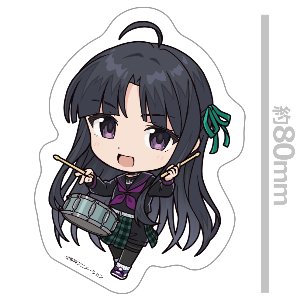 専用 手描きイラスト ダイカット 実 ガールズバンドクライ_ダイカットステッカー 安和 すばる vol.3
