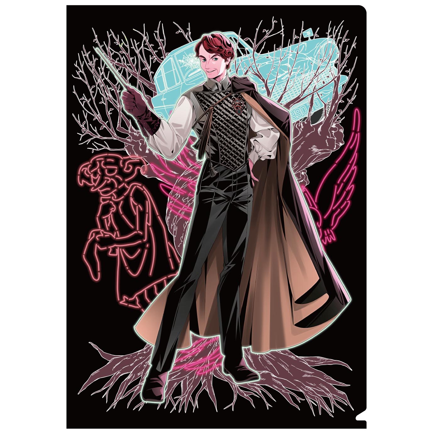 ハリー・ポッター　アートプリント　ミナリマ　ギルデロイ=ロックハート ハリーポッター アートプリント ミナリマ ギルデロイ=ロックハート