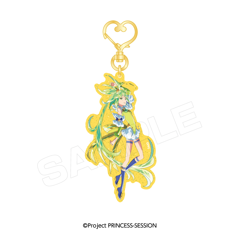 アクリルキーホルダー　プリン プリンのキーホルダー (ニケルさんちのプリン) Pudding keychain