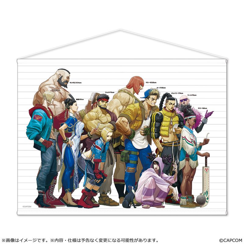 ストリートファイター6_アートタペストリー | ストリートファイター 