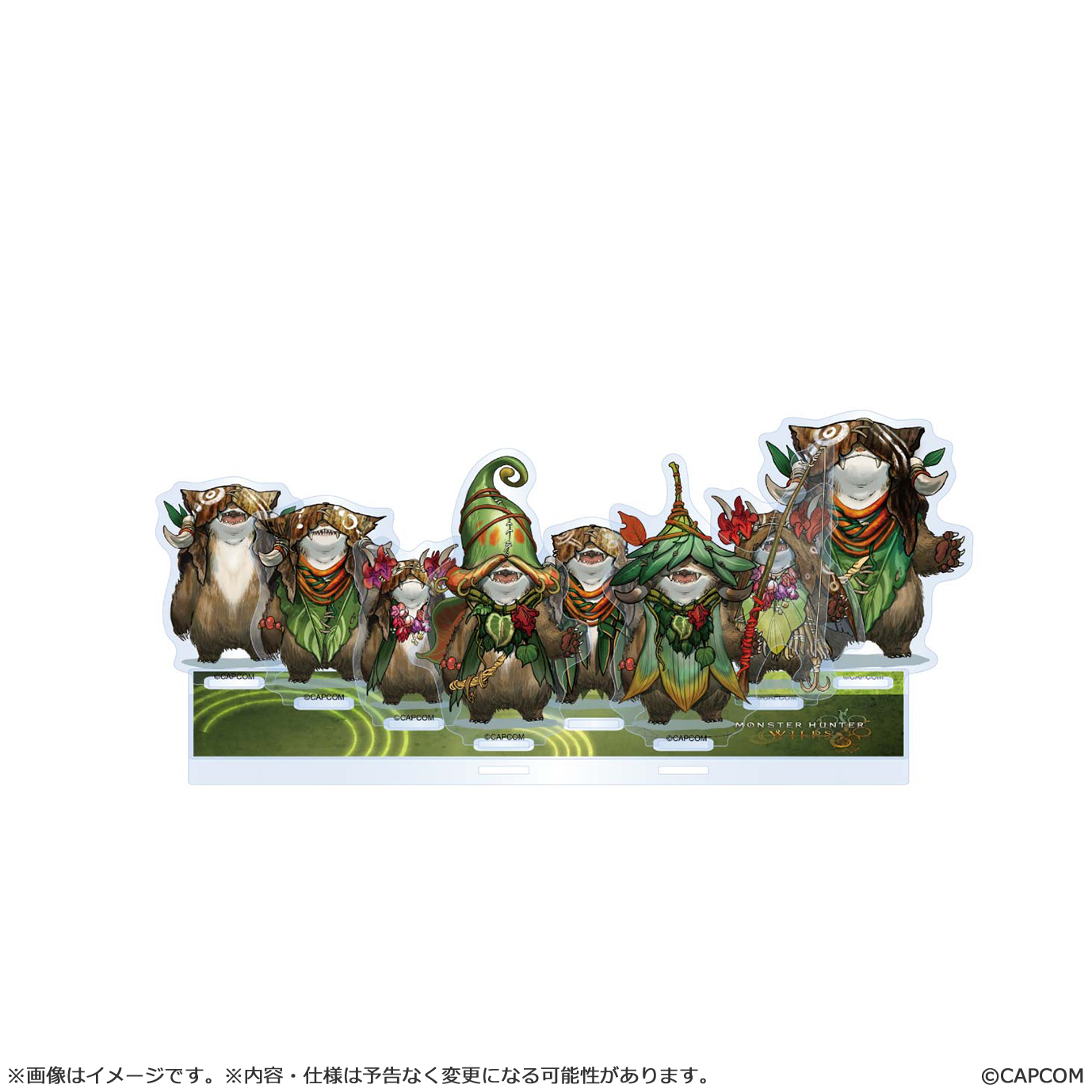 モンスターハンターワイルズ_アクリルスタンド ハミボウシセット