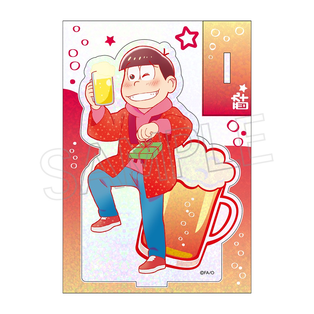 おそ松さん_ビビッドライン　ホロアクリルスタンド　酔い松　おそ松
