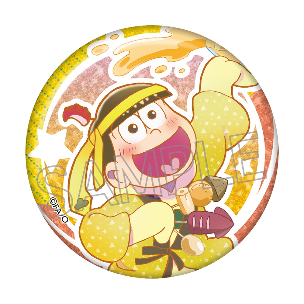 おそ松さん_ビビッドライン キラキラ缶バッジ 酔い松 【BOX／6個入り