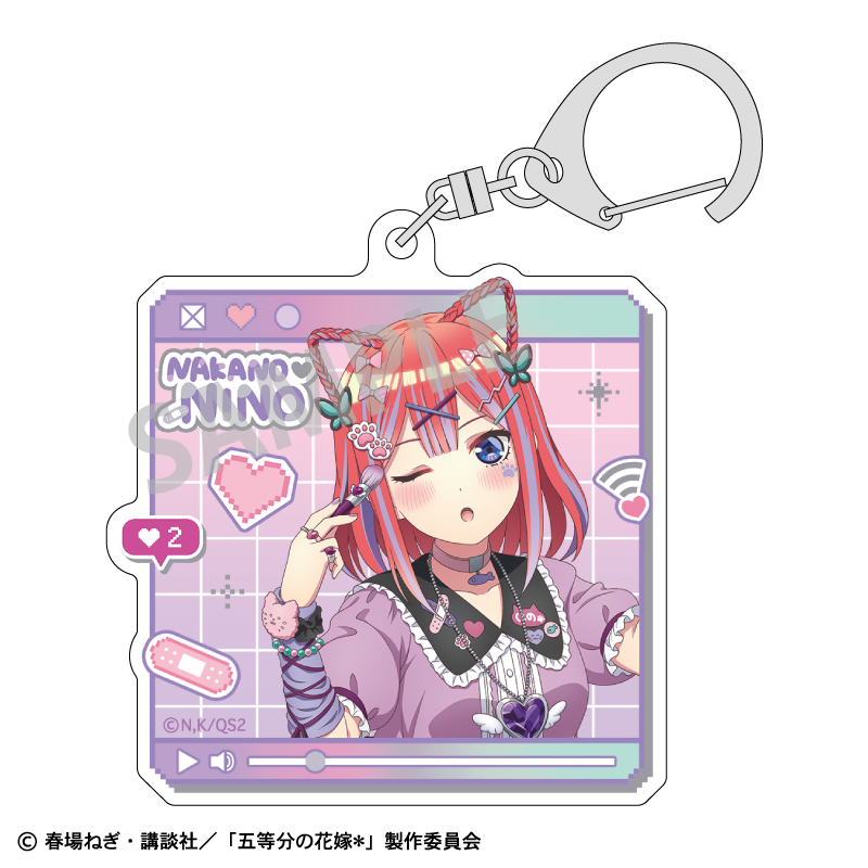 五等分の花嫁＊_アクリルキーホルダー 中野二乃／配信者なりきり