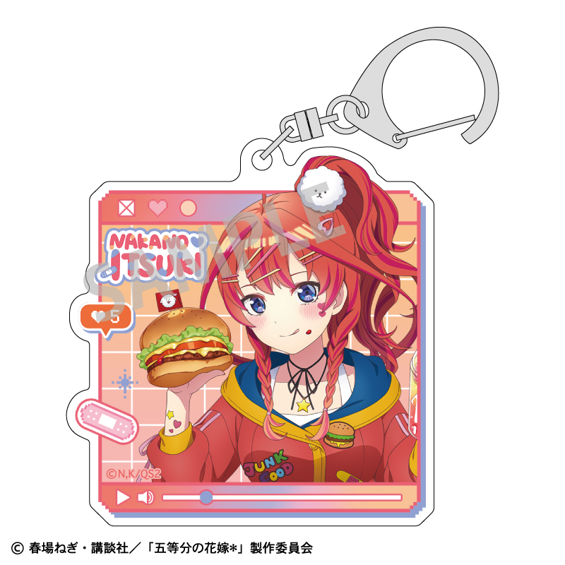 五等分の花嫁＊_アクリルキーホルダー 中野五月／配信者なりきり