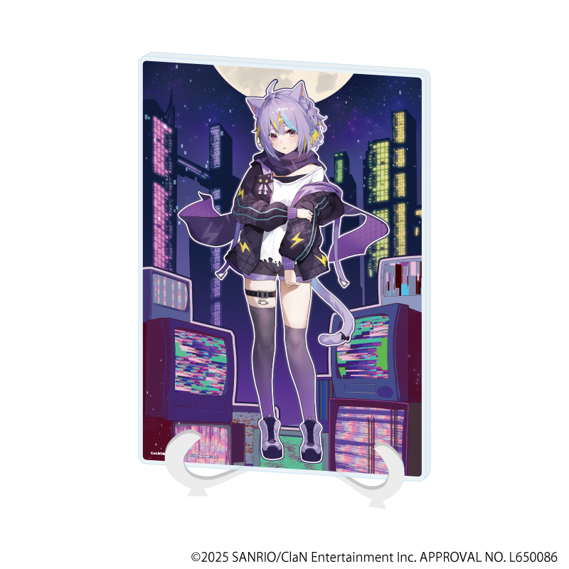 にゃんたじあ！_(A5サイズ)_アクリルアートボード 06/若魔影ネオン 2025誕生日ver.(公式イラスト)