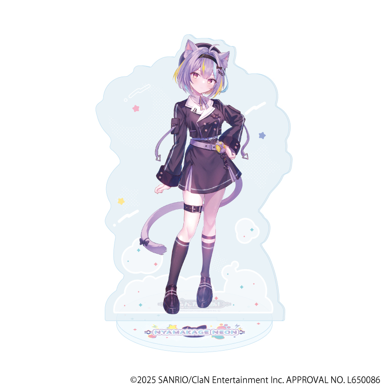 にゃんたじあ！_アクリルスタンド 12/若魔影ネオン 2025誕生日ver.(公式イラスト)