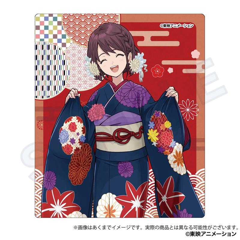 ガールズバンドクライ_マウスパッド　晴れ着ver.　井芹 仁菜