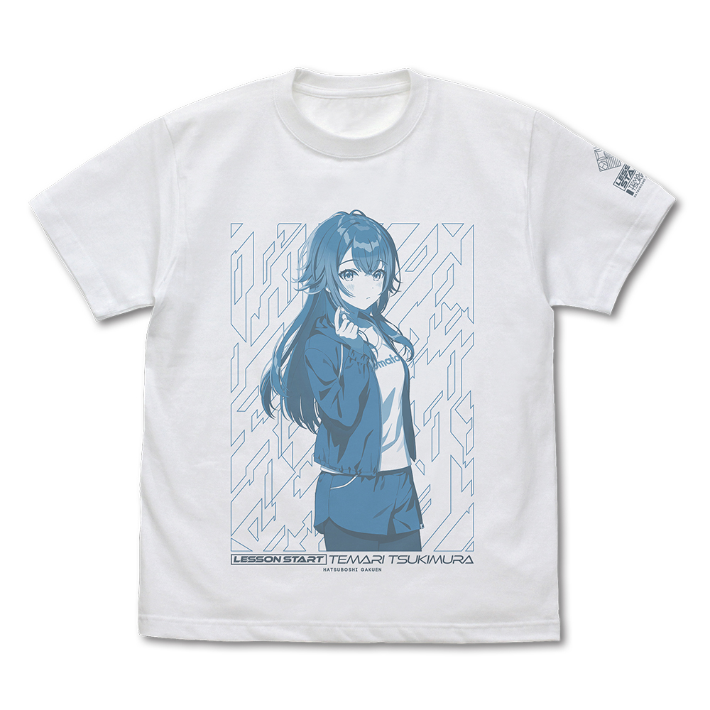 学園アイドルマスター_Lサイズ_月村手毬 Tシャツ/WHITE