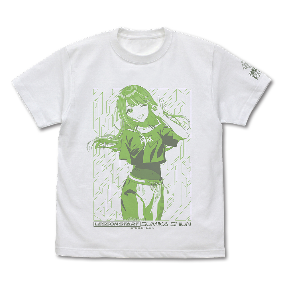 学園アイドルマスター_Lサイズ_紫雲清夏 Tシャツ/WHITE