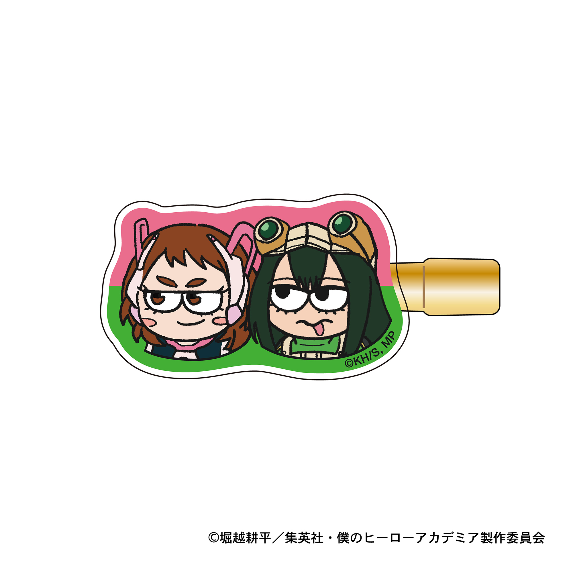 僕のヒーローアカデミア_ジロリヘアクリップ(麗日お茶子&蛙吹梅雨)