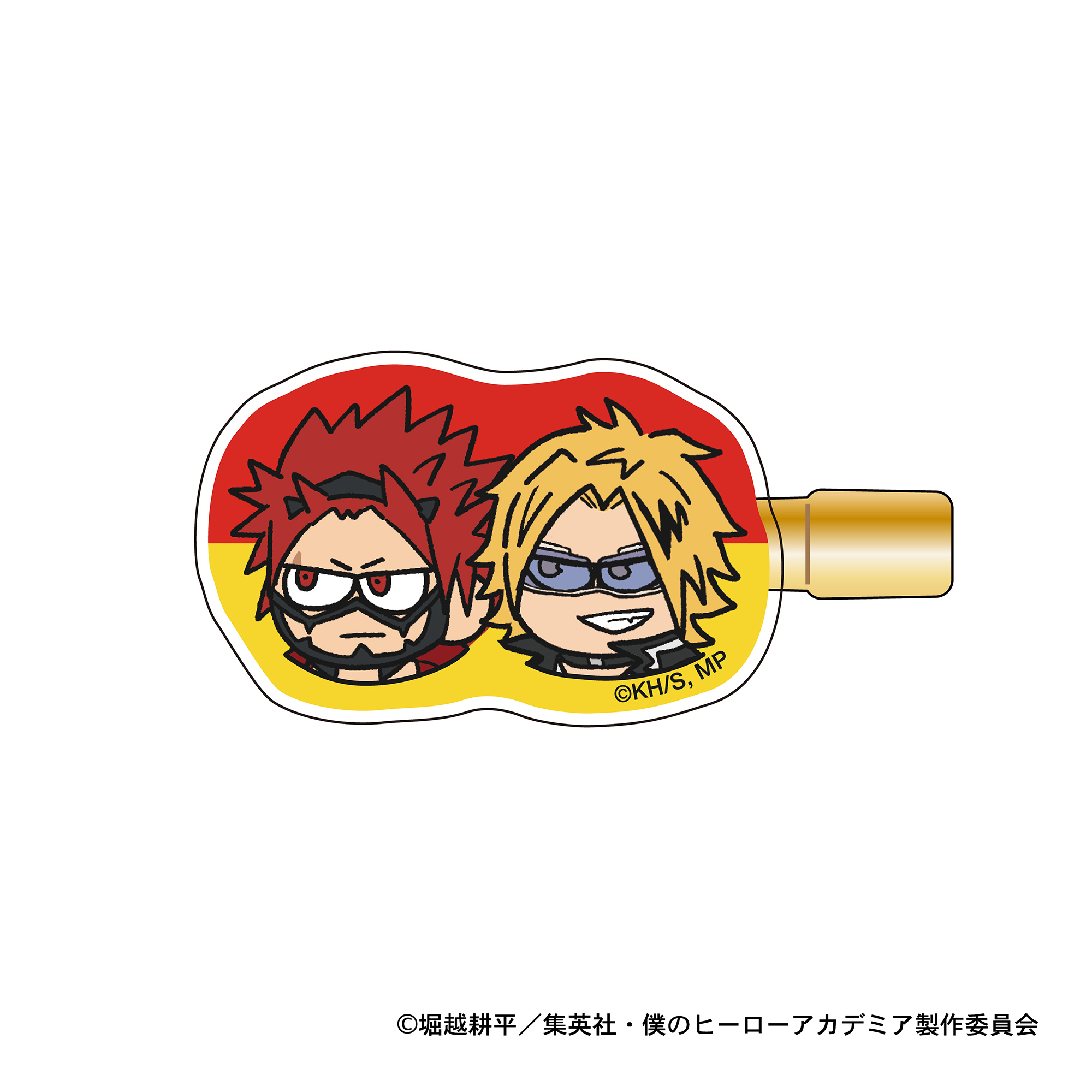 僕のヒーローアカデミア_ジロリヘアクリップ(切島鋭児郎&上鳴電気)