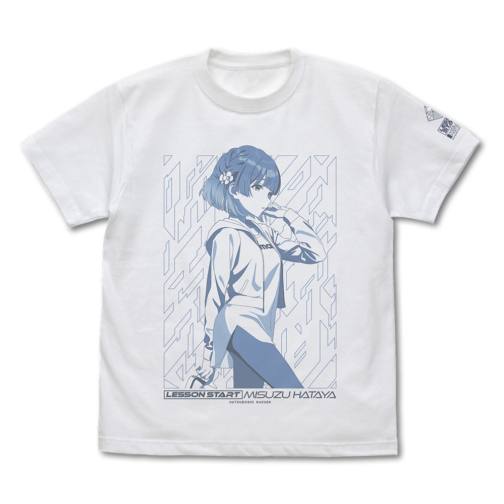 学園アイドルマスター_Mサイズ_秦谷美鈴 Tシャツ/WHITE