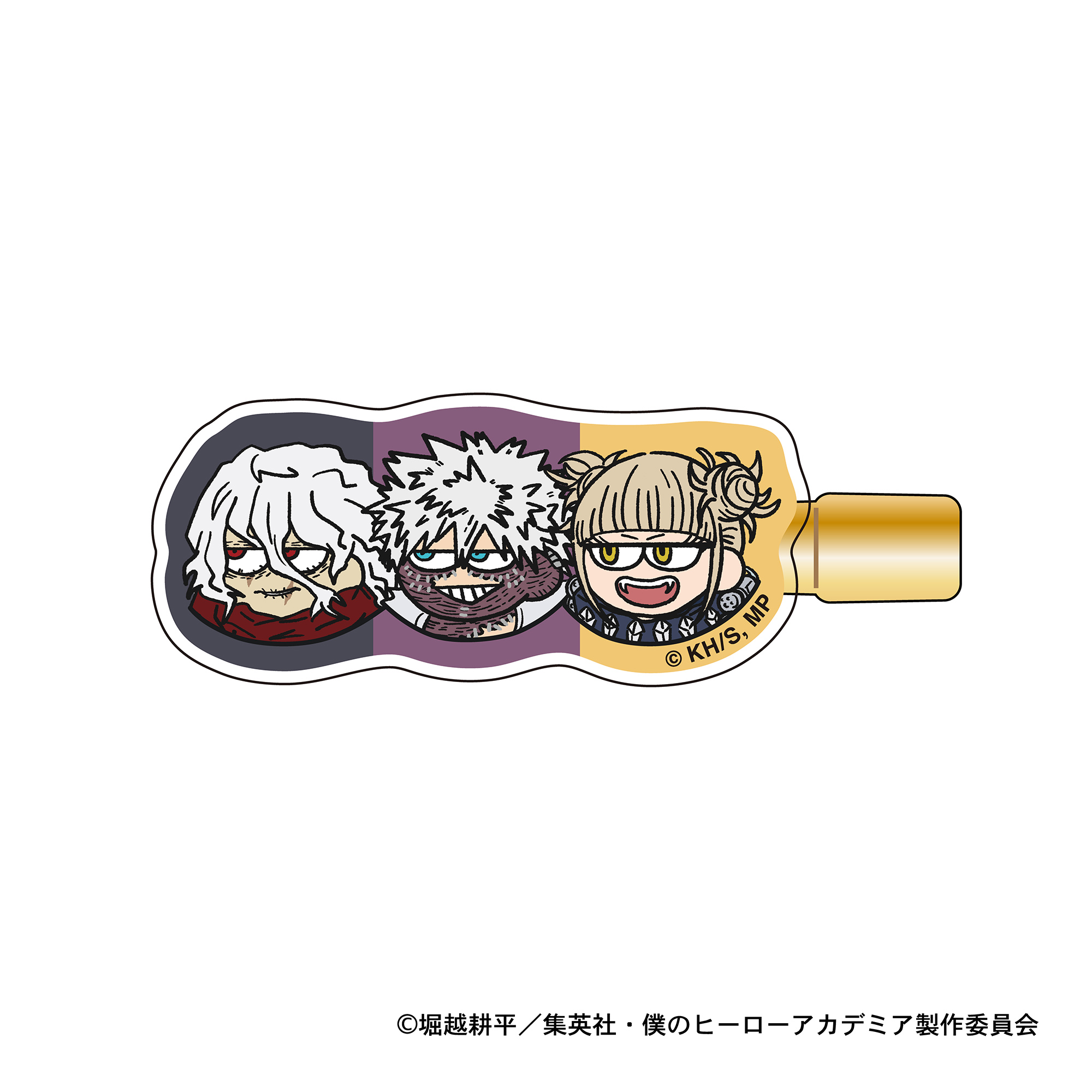 僕のヒーローアカデミア_ジロリ ヘアクリップ(死柄木弔・荼毘・トガヒミコ)