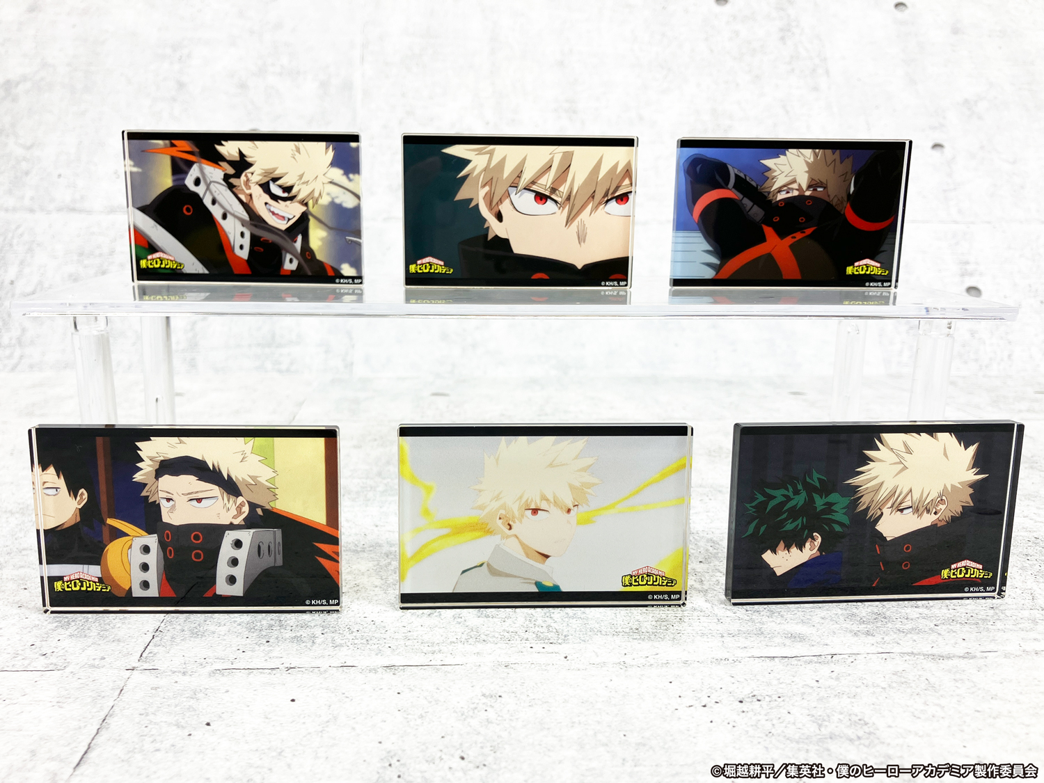 僕のヒーローアカデミア_トレーディング場面写アクリルブロック?爆豪勝己ver.?　【コンプリートBOX／6個入り】