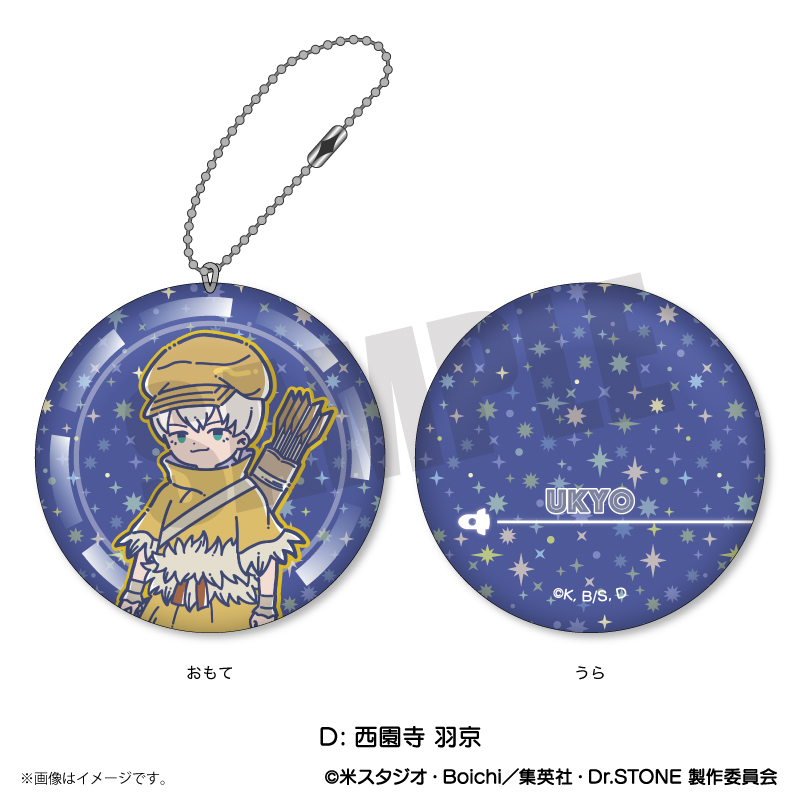 Dr.STONE_れとぽぷ ミニクッションキーホルダー D 西園寺羽京