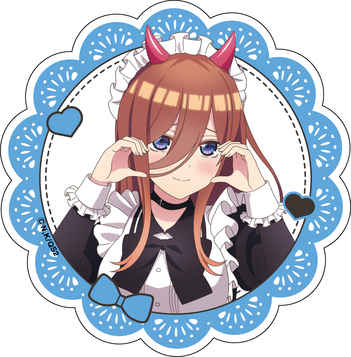 五等分の花嫁＊_アクリルコースター／（小悪魔メイド）中野三玖