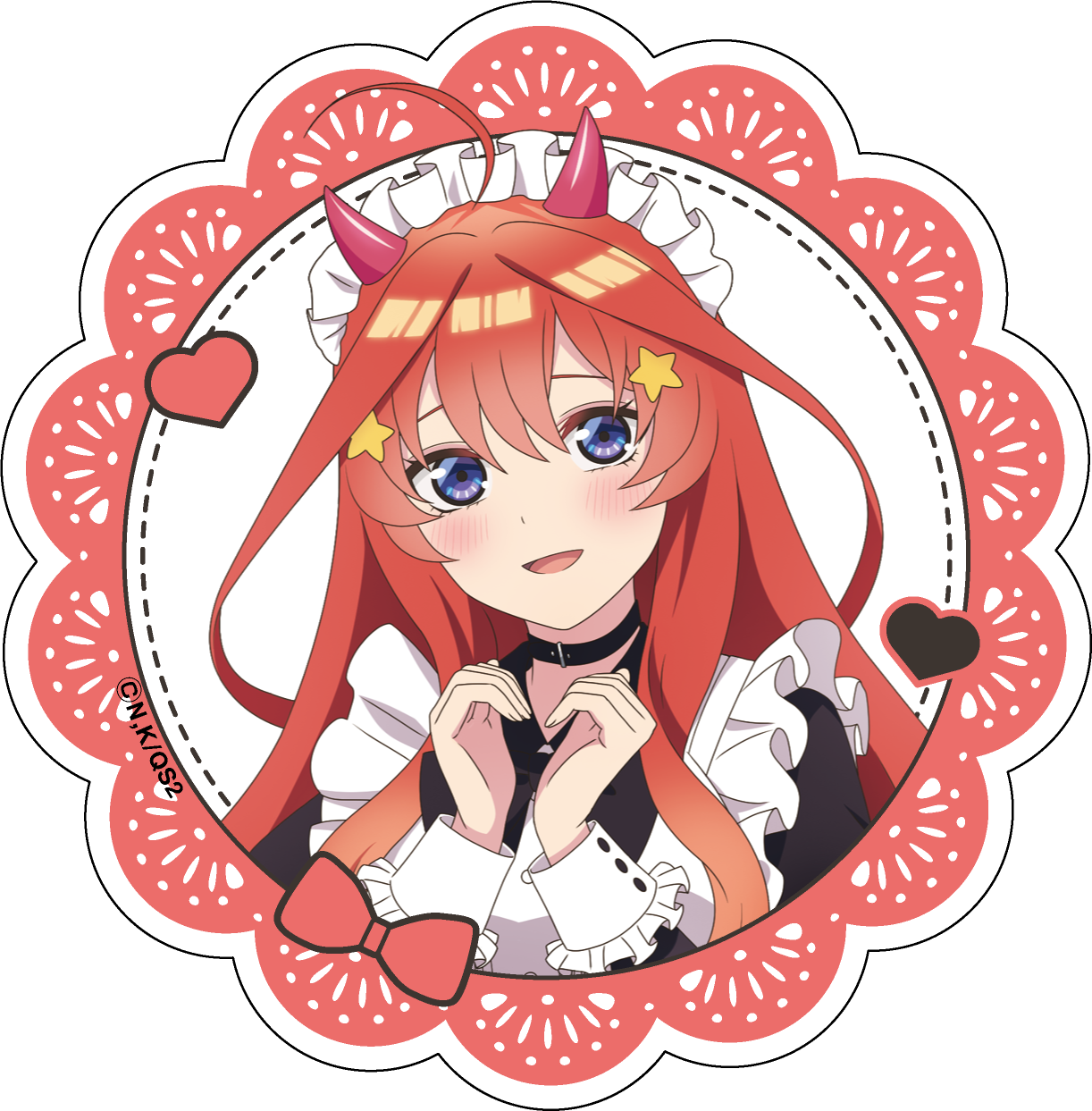 五等分の花嫁＊_アクリルコースター／（小悪魔メイド）中野五月