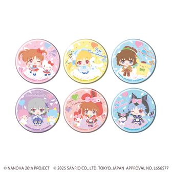 魔法少女リリカルなのはシリーズ×サンリオキャラクターズ_缶バッジ01