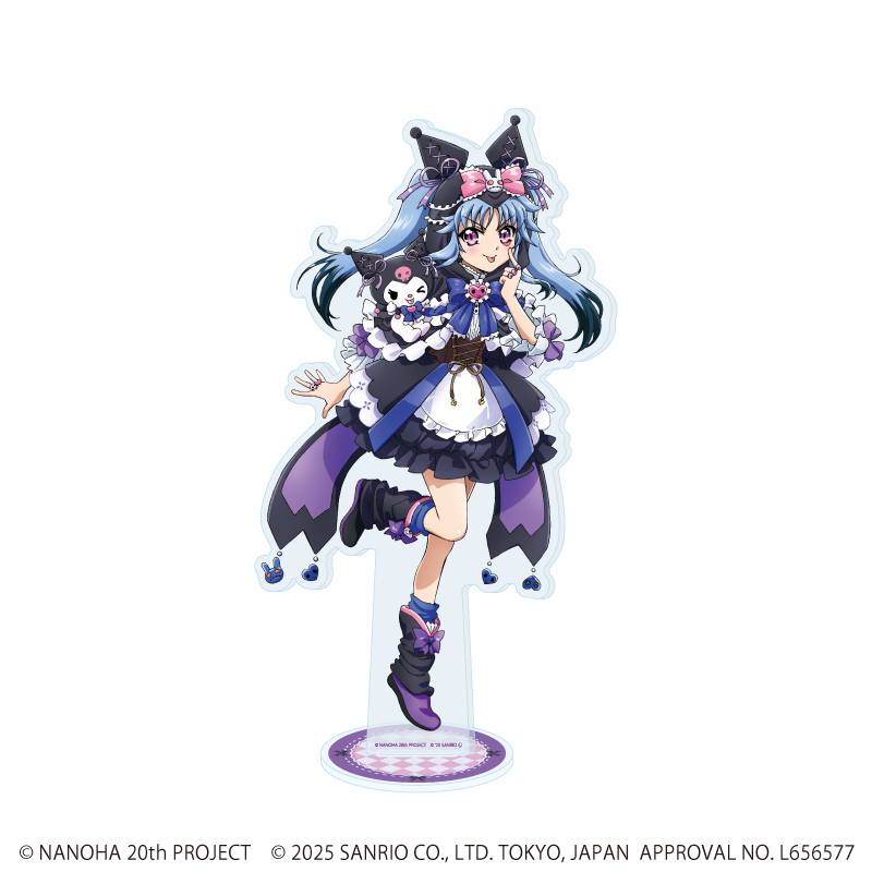 魔法少女リリカルなのはシリーズ×サンリオキャラクターズ_BIGアクリルスタンド06/レヴィ×クロミ(等身イラスト)