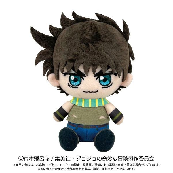 ジョセフ・ジョースターと2部の豆ガシャとピストルズのぬいぐるみとジョセフのガチャ ジョジョの奇妙な冒険_Chibiぬいぐるみ ジョセフ・ジョースター