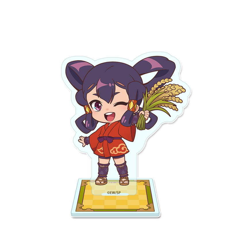 天穂のサクナヒメ_ぷちちょこアクリルスタンド【サクナヒメ（農作業着）】