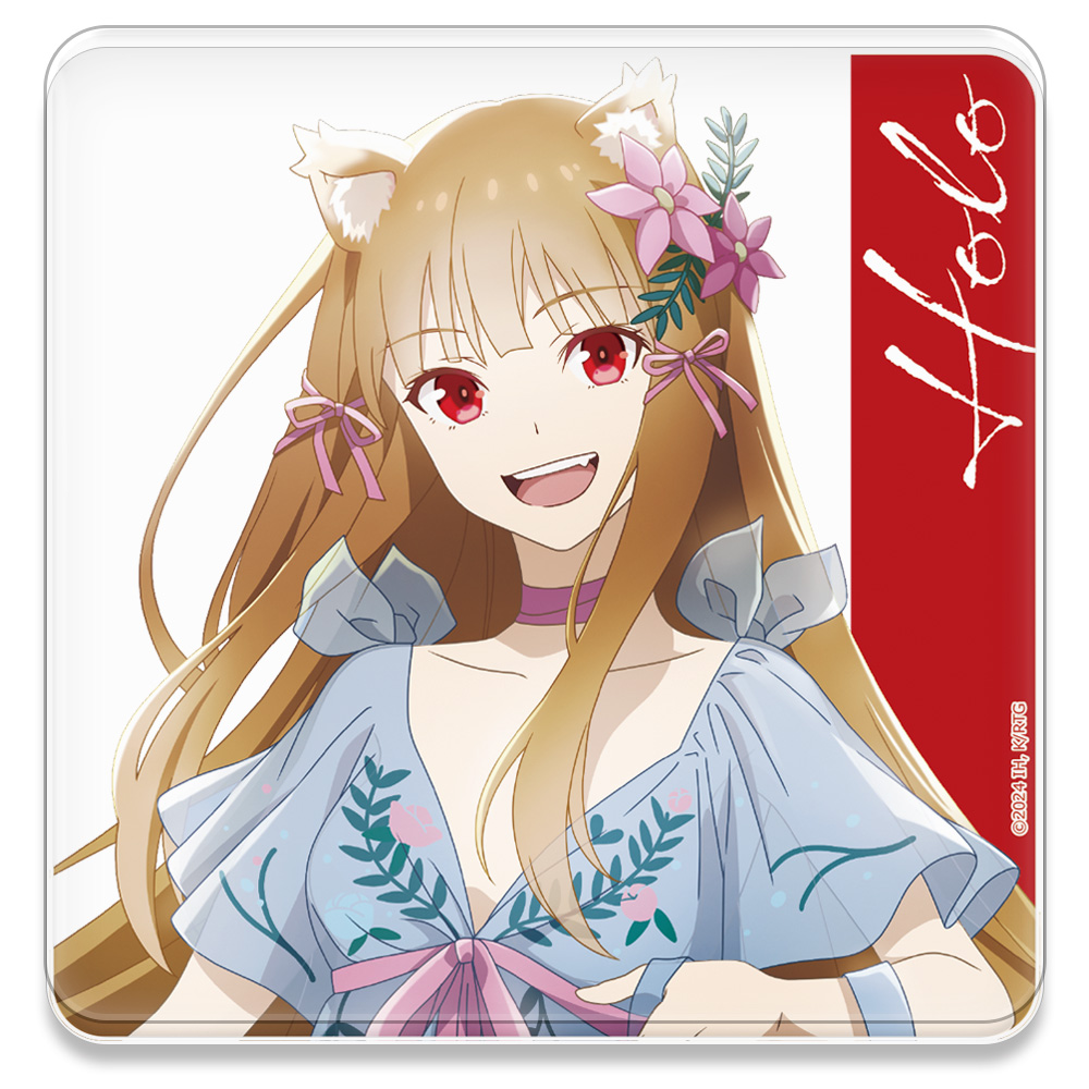 狼と香辛料　MERCHANT MEETS THE WISE WOLF_アクリルコースター ホロ ドレスver. 【描き下ろし】