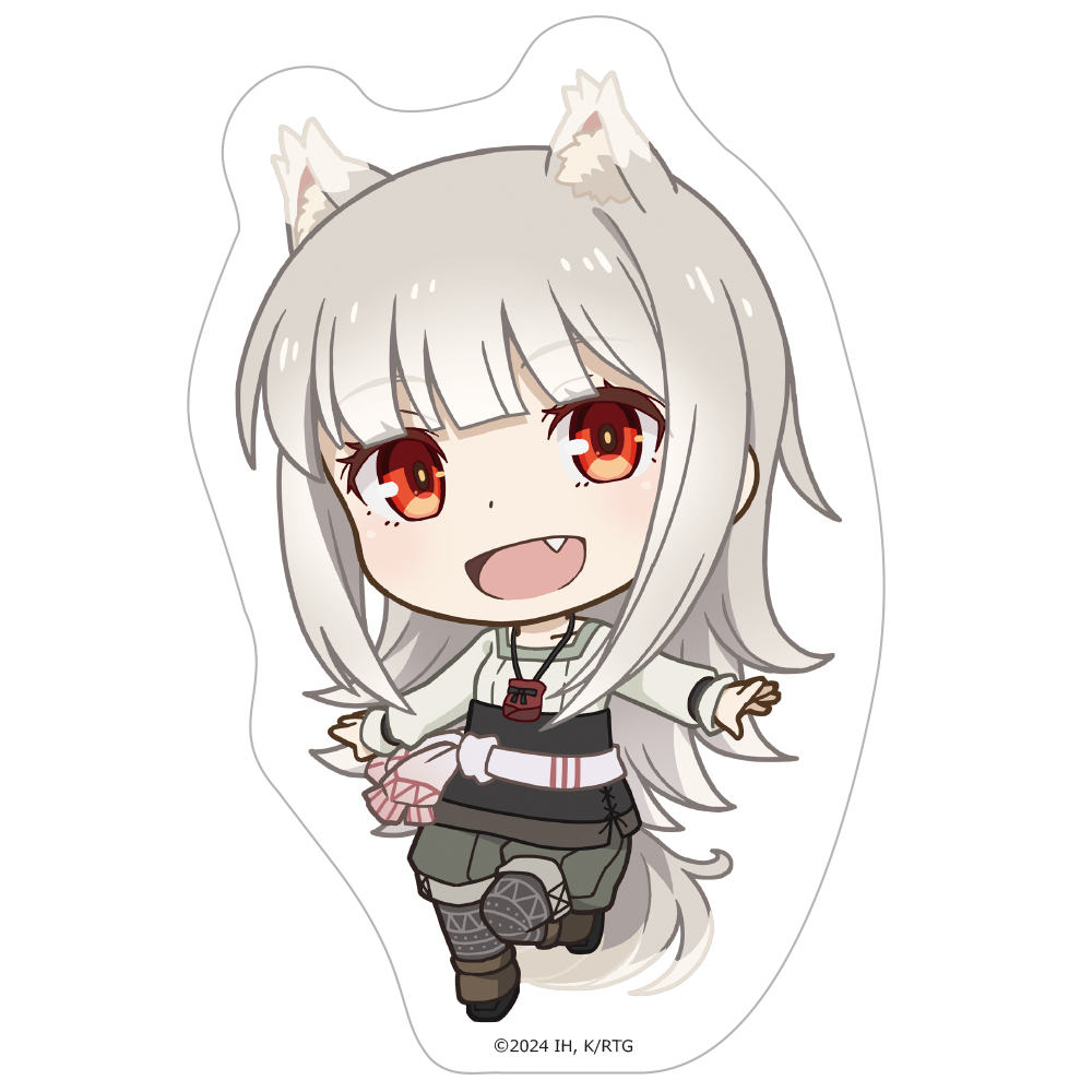 狼と香辛料　MERCHANT MEETS THE WISE WOLF_ダイカットステッカー デフォルメキャラ ミューリ
