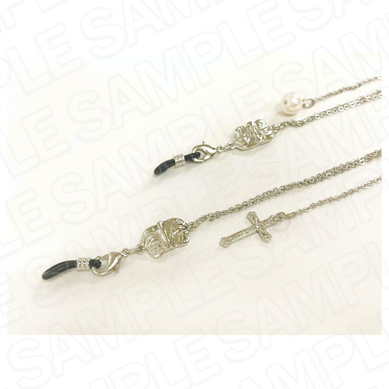 D.Gray-man　退魔ノ剣キーホルダー　神ノ道化グラスホルダー　セット グッズ-キーホルダー】D.Gray-man 退魔ノ剣キーホルダー