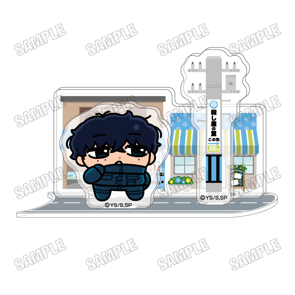 SAKAMOTO DAYS_描き起こしミニアクリルジオラマ?勢羽 夏生