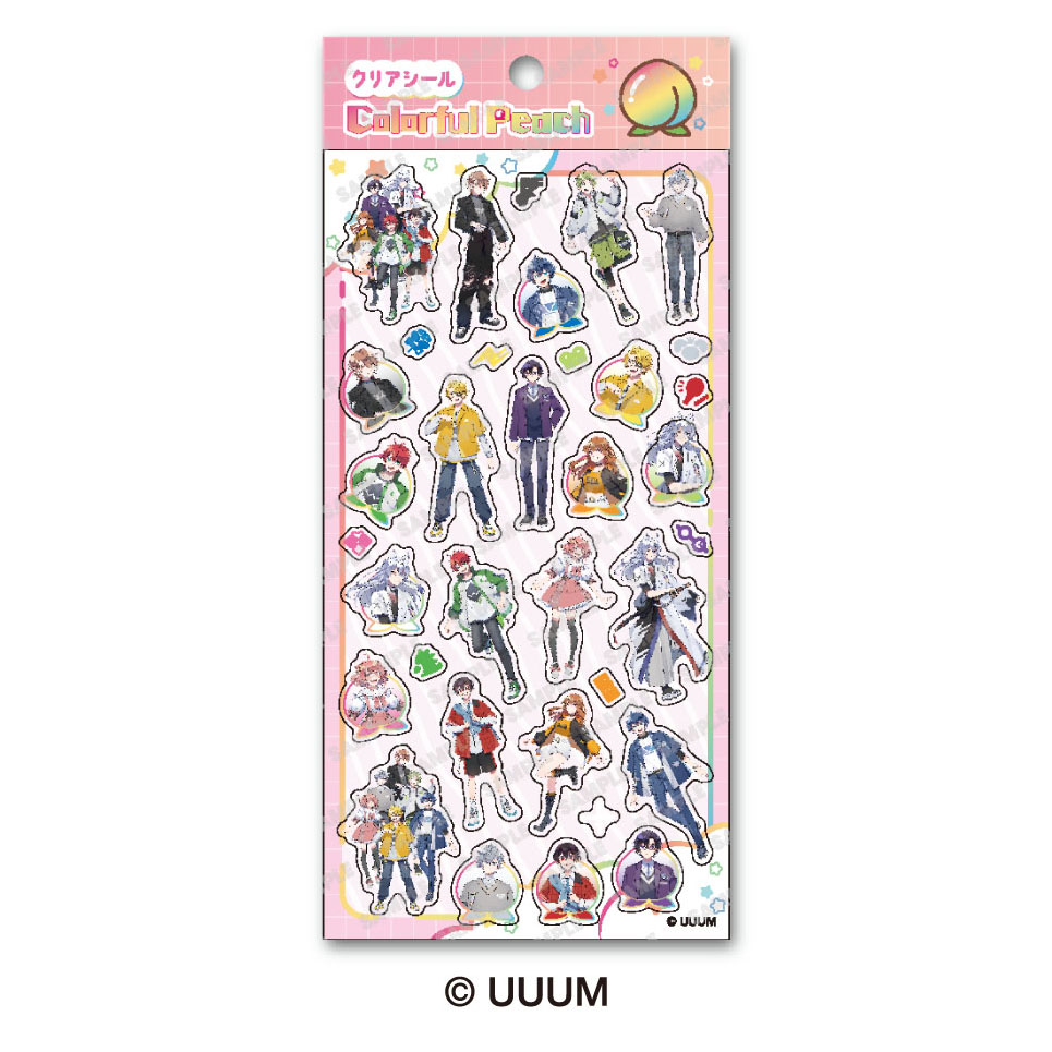 カラフルピーチ_クリアシール⑥ | カラフルピーチ公式グッズ