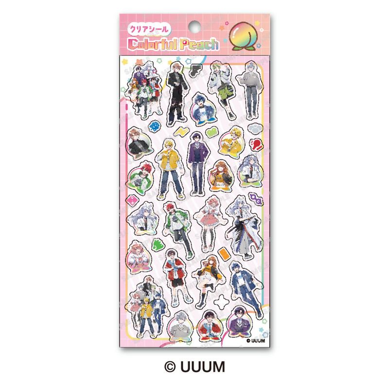 カラフルピーチ_クリアシール⑥ | カラフルピーチ公式グッズ