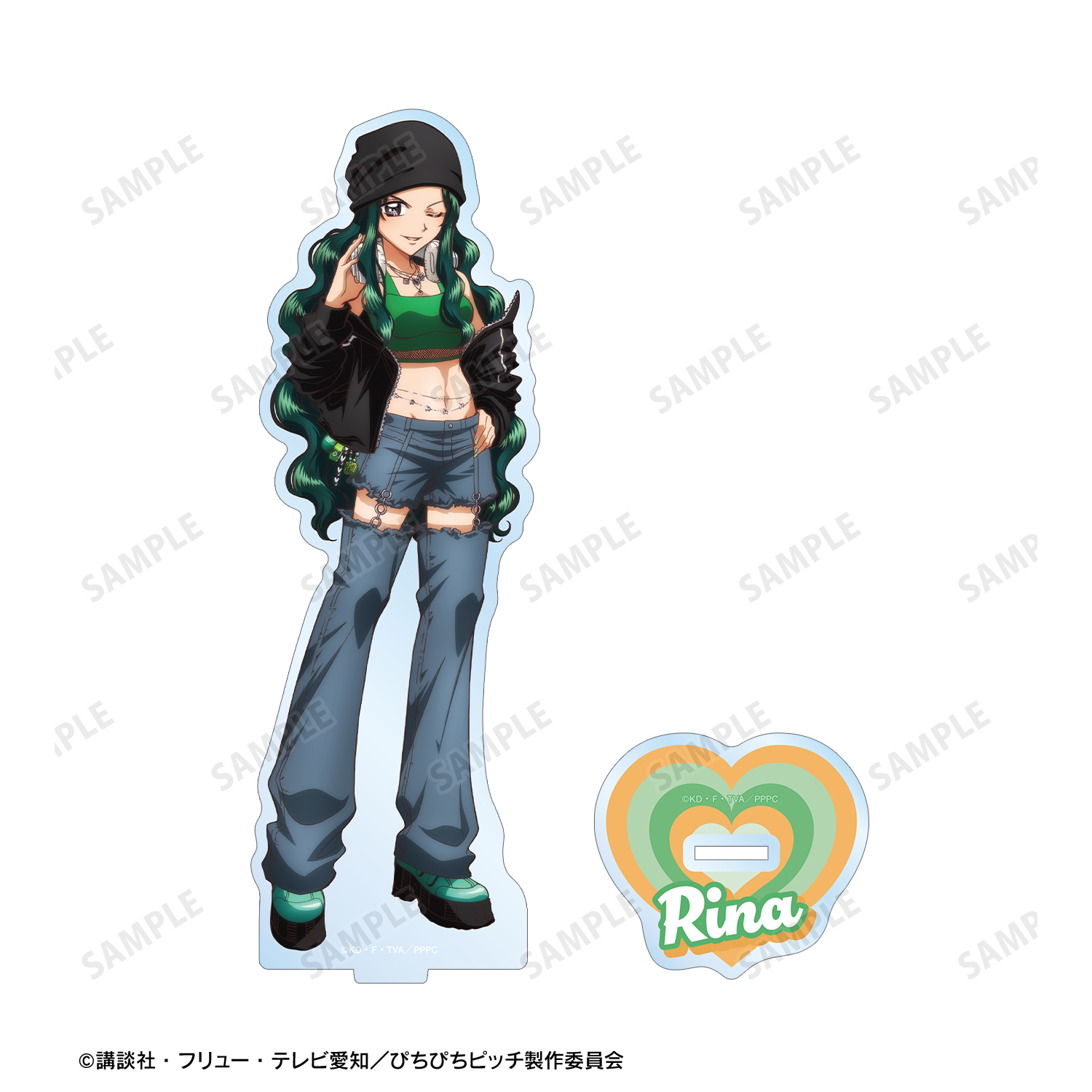 ぴちぴちピッチ 特大アクリルスタンド 洞院リナ Amazon.co.jp: アニメ「ぴちぴちピッチ」 描き下ろしイラスト