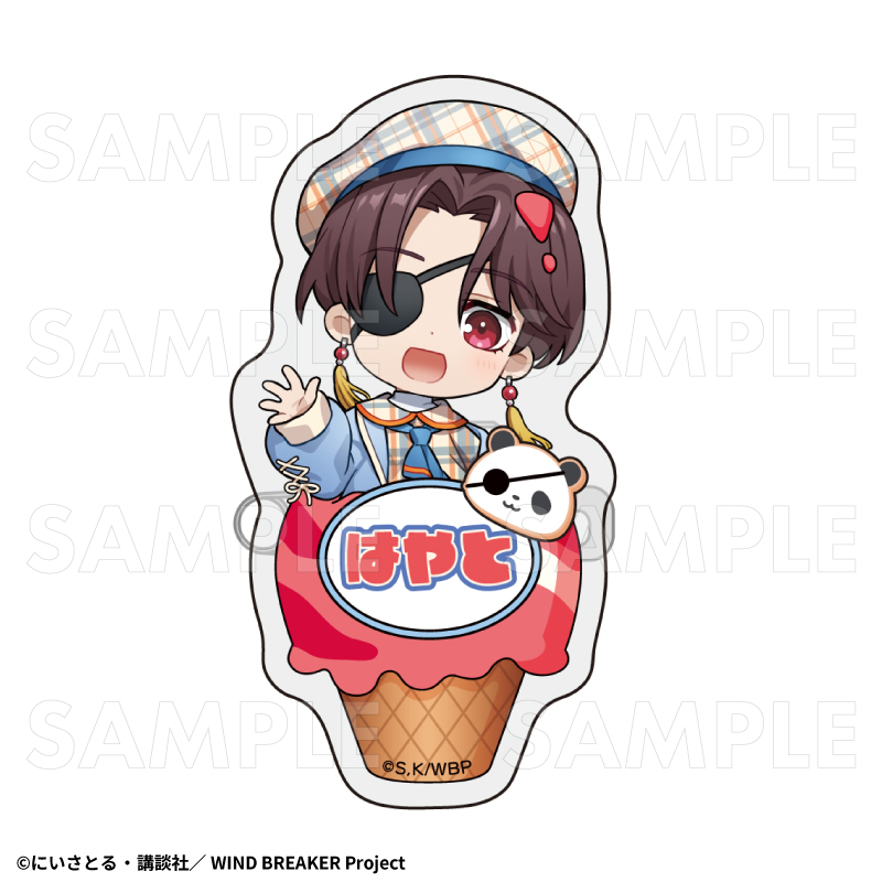 WIND BREAKER_チェックセーラー トレーディングお名前バッジ