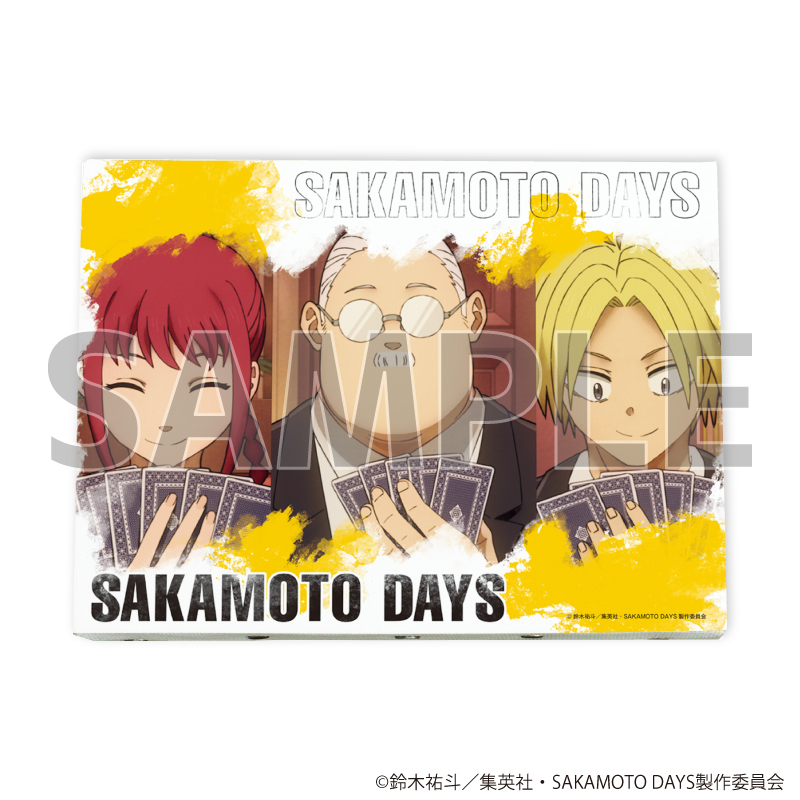 SAKAMOTO DAYS_キャンバスボード 05/坂本太郎&朝倉シン&陸少糖(場面写イラスト)
