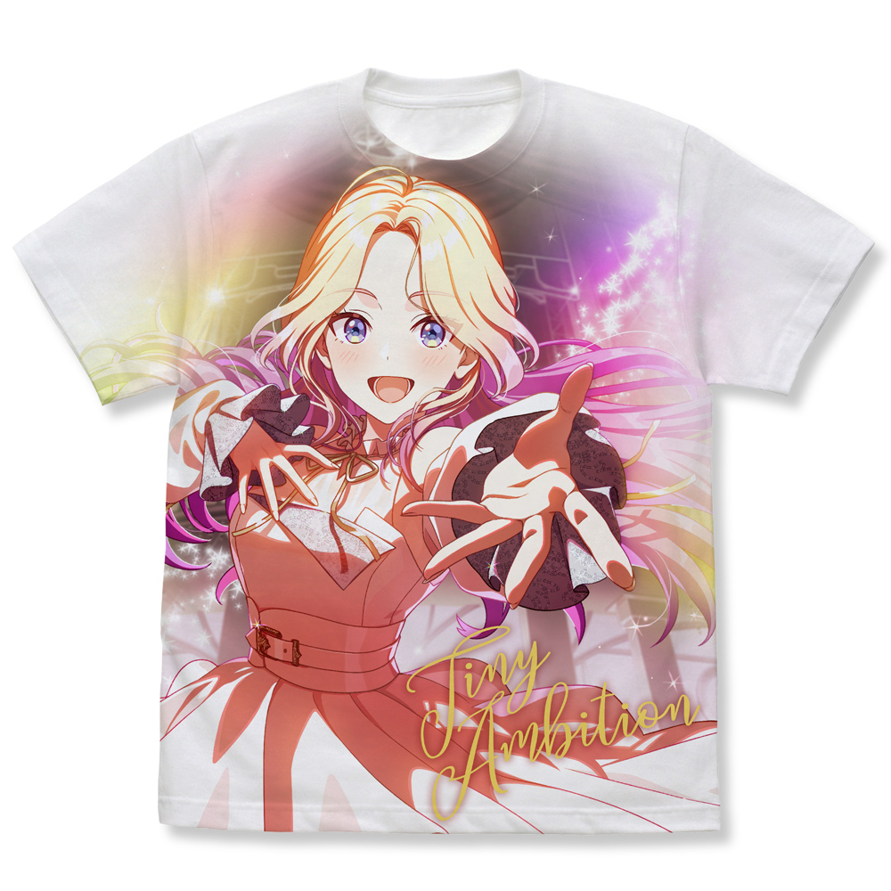 学園アイドルマスター_Sサイズ_【小さな野望】十王星南 フルグラフィックTシャツ/WHITE