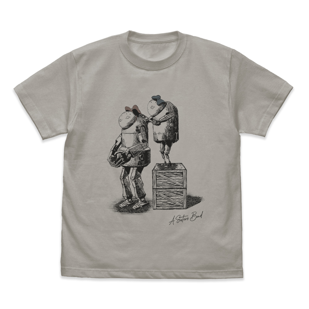 NieR:Automata Ver1.1a_Sサイズ_機械生命体 Tシャツ/LIGHT GRAY