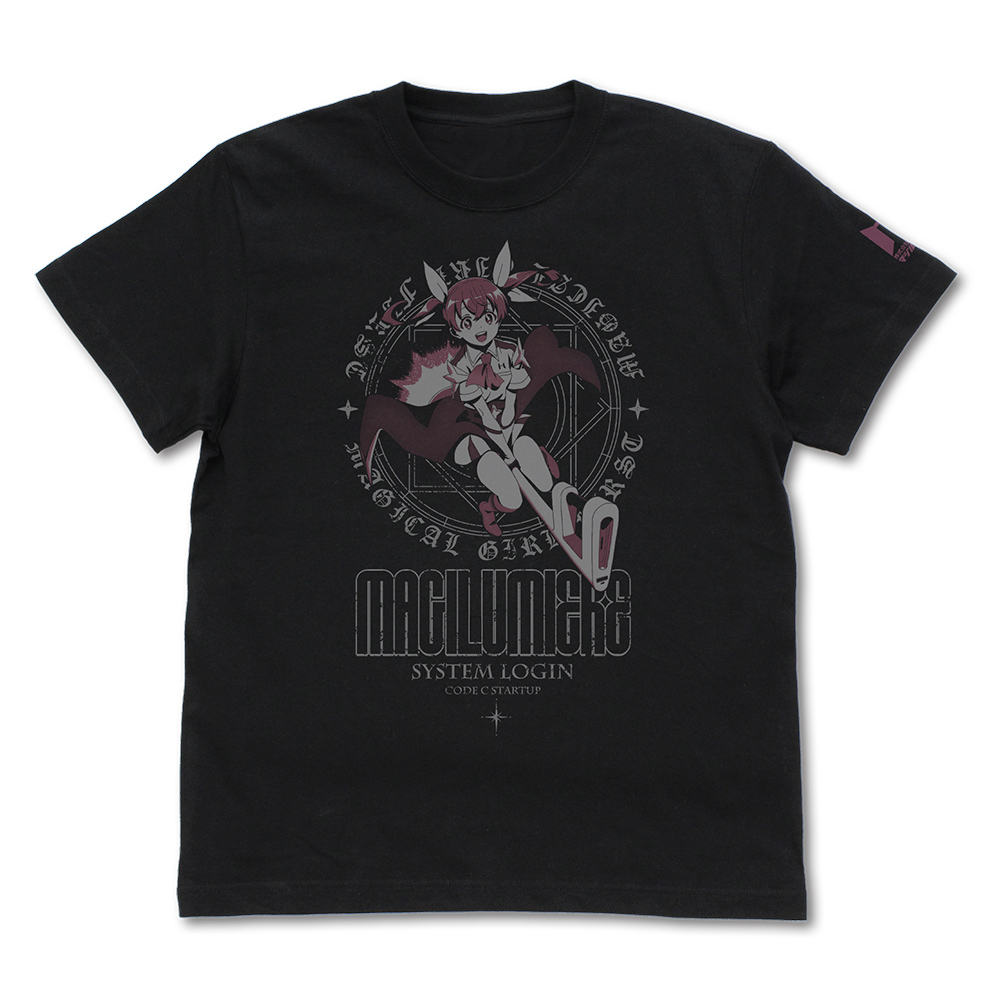 株式会社マジルミエ_Mサイズ_桜木カナ Tシャツ/BLACK