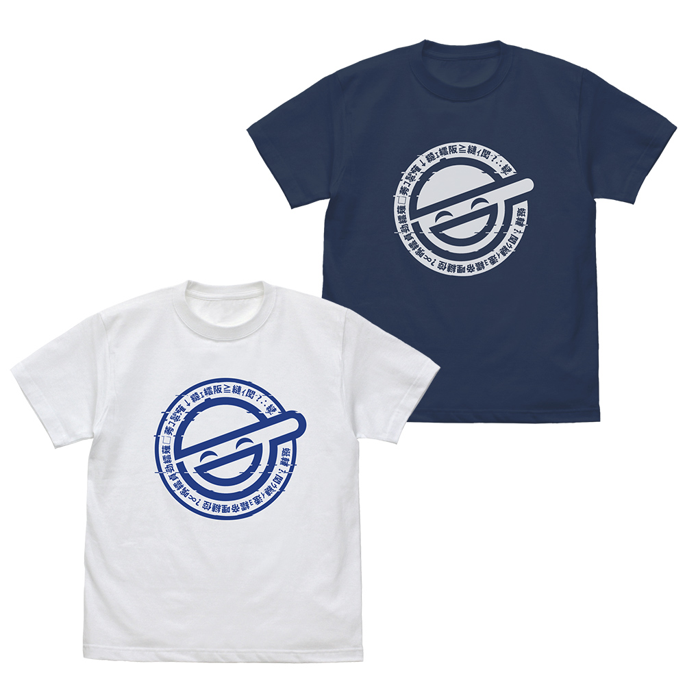 攻殻機動隊 STAND ALONE COMPLEX_Sサイズ_笑い男アイコン Tシャツ/SLATE