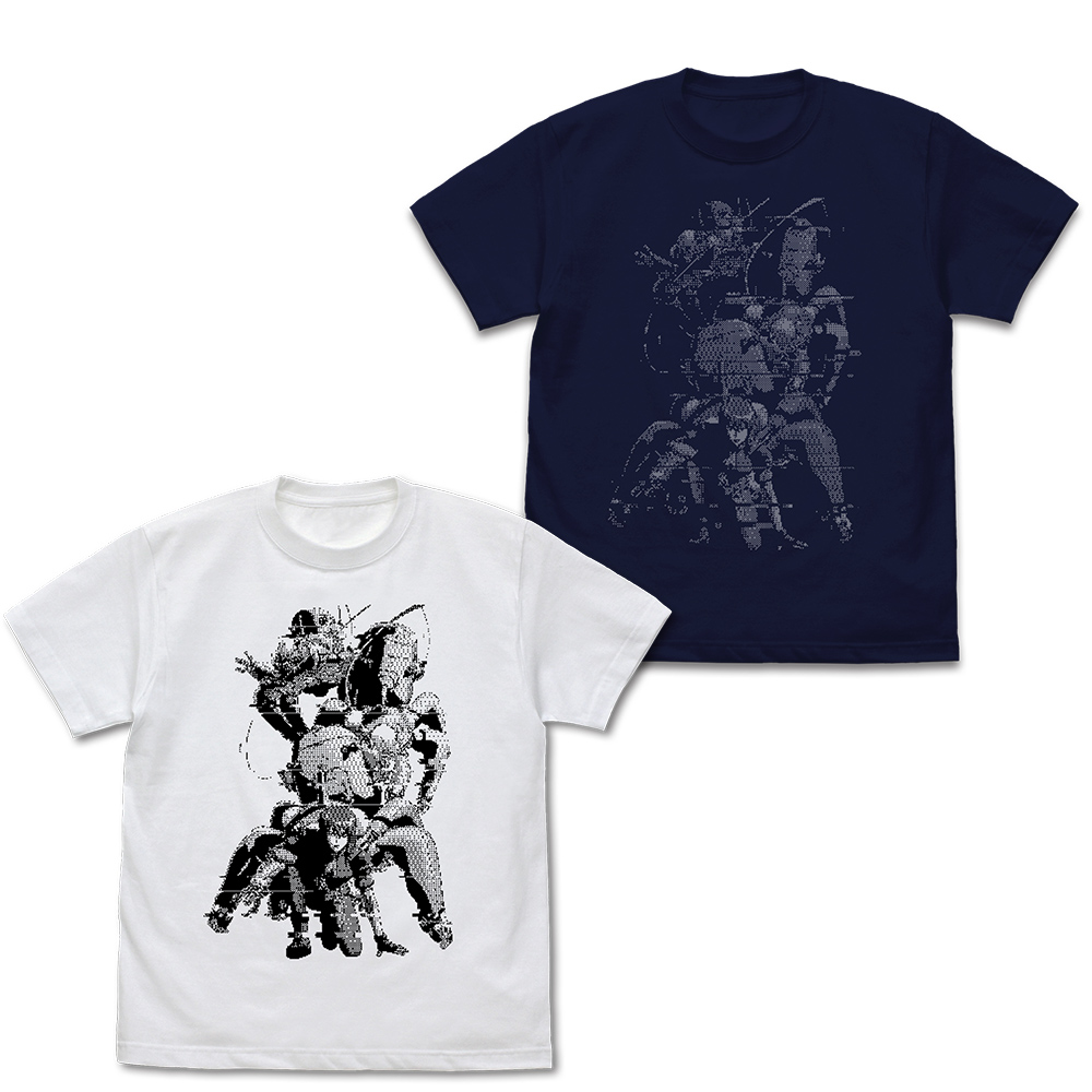 攻殻機動隊 STAND ALONE COMPLEX_Mサイズ_草薙素子 ピクセル Tシャツ/WHITE