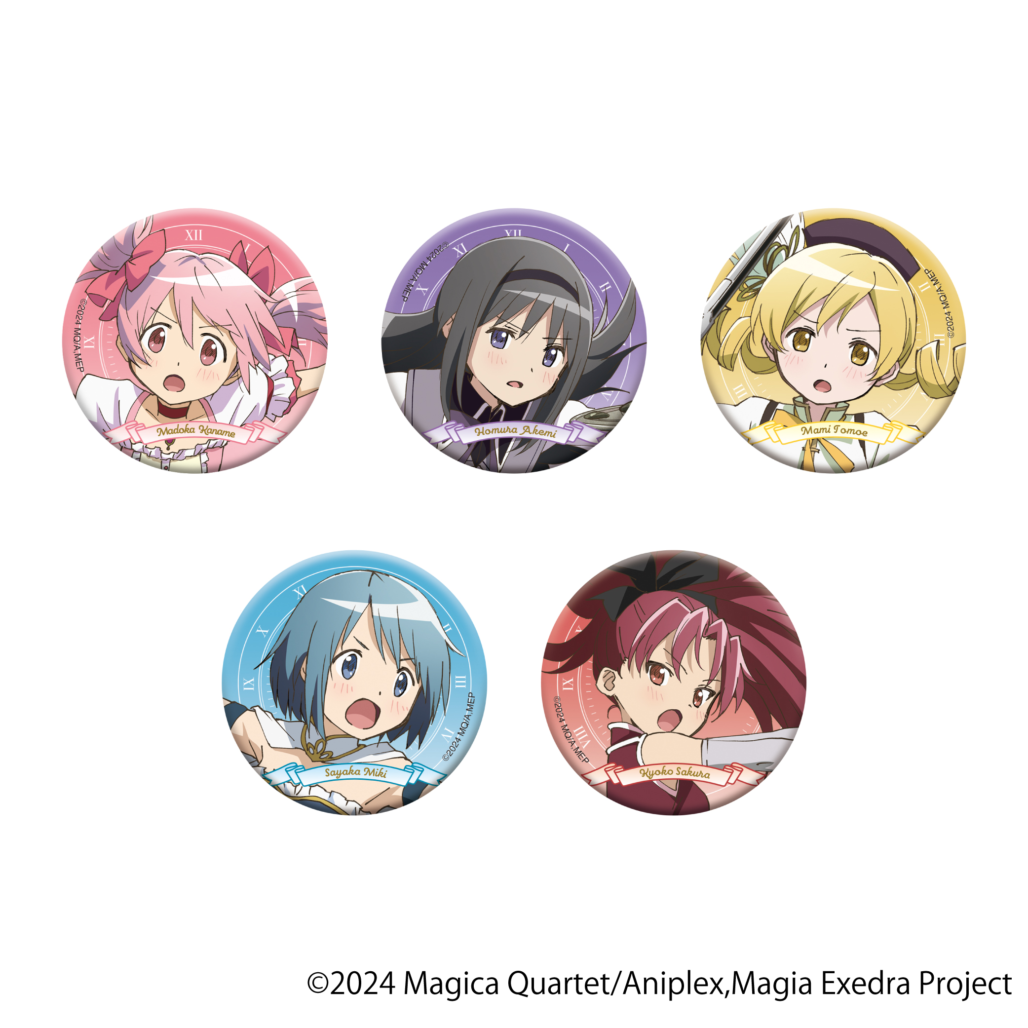魔法少女まどか☆マギカ Magia Exedra_ホロキャラバッジコレクション　【BOX／5パック入り】