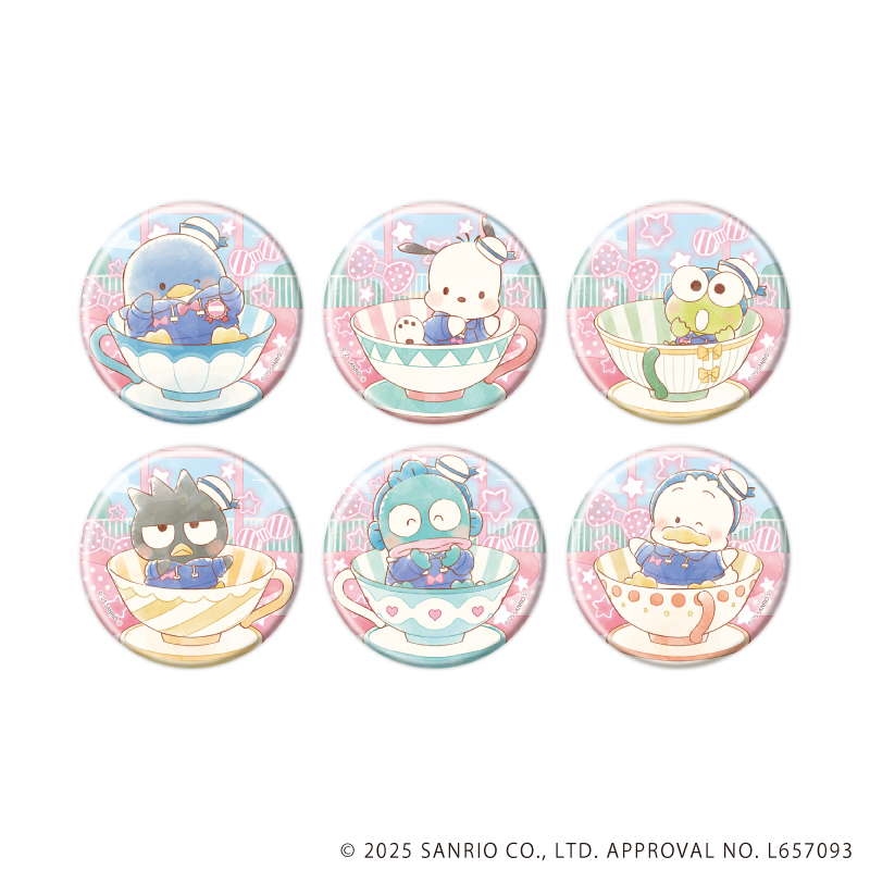 はぴだんぶい_ホログラム缶バッジ(57mm)04/BOX(全6種)(グラフアートイラスト)【コンプリートBOX/6個入り】
